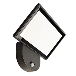 LED Außenwandleuchte ALKES L MOTION, IP65, 220-240V AC, 36W 3000K, Kopf 45° geneigt, Anthrazit, mit PIR Bewegungs-Sensor