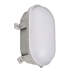 LED Feuchtraumleuchte SOTANO, IP54 IK08, 4.5 / 7.5W (multi) 3000/4000K (CCT Switch) 450/750lm 120°, schaltbar, grau