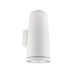 LED Fassadenstrahler SHORELINE PRO ROUND 140 UP&DOWN, IP65 IK08, 31W 3000/4000K 3400lm 36°, CRi >90, dimmbar, weiß