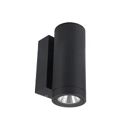 LED Fassadenstrahler SHORELINE PRO ROUND 68 DOWN, IP65 IK08, 6W 3000/4000K 550lm 30°, CRi >90, dimmbar, dunkelgrau