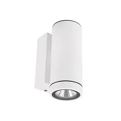 LED Fassadenstrahler SHORELINE PRO ROUND 68 DOWN, IP65 IK08, 6W 3000/4000K 550lm 30°, CRi >90, dimmbar, weiß