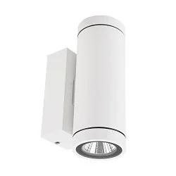 LED Fassadenstrahler SHORELINE PRO 68 UP&DOWN, IP65 IK08, 7.5W 3000/4000K 780lm 30°, CRi >90, dimmbar, weiß