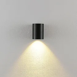 Außenwand-Strahler CAN OUTDOOR UP OR DOWN, 1-flammig, Höhe 10.8cm, GU10, starr, schwarz