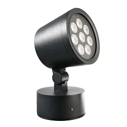 Outdoor LED Strahler COLT SMD RGBW, 24V DC, dimmbar, Schwarzgrau, 25W RGB + 3000K 1140lm 20°