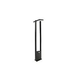 LED Solar-Stehleuchte SOLAR PREMIUM I, IP54, inkl. Sensor + Akku, 1.6W 3200K 170lm, neigbar, Dunkelgrau
