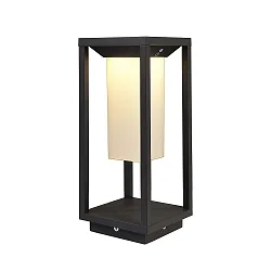 LED Solar-Stehleuchte SAMAS SOLAR 340, IP54, inkl. Sensor + Akku, 2.2W 3000K, Dunkelgrau, 34cm