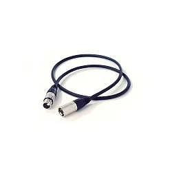 DMX Verbindungskabel, XLR, 3pol Male / Female, Neutrik, 5 Meter