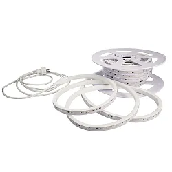 Flexibler LED Stripe 2835-84, 230V, 210W, 3000K, 1470lm, IP65/IP44, 15m, PVC Extrusion
