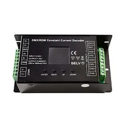 Controller, DMX / RDM 4-CH cC Decoder, current constant, dimmable DMX512, 12-50V DC, 1-42V DC