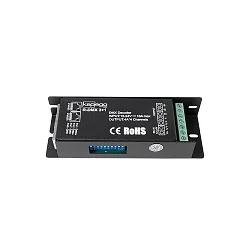 KapegoLED Controller Dimmer R-DMX 3+1, spannungskonstant, dimmbar: DMX512, 12-24V DC, 16 A, 384W