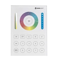 remote control RF-SMART SINGLE/CCT/RGB/RGBW/RGB+CCT 8 channel, white