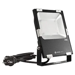 LED Fluter RF-SMART FLOOD RGB+CCT, IP65, ZigBee steuerbar + RF-Mesh, mit IP44-Steckerkabel, 30W 2700-6000K/RGB 3300lm 160°
