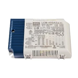 Meanwell LED-Netzgerät DIM MULTI CC LCM-40DA2 / DALI2 + DALI1, 42W, IP20, stromkonstant, weiß