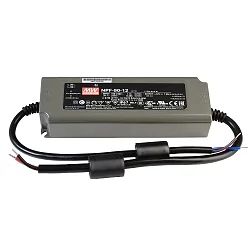 Meanwell Netzgerät, CV, NPF-90-12, spannungskonstant, 90-305V AC/50-60Hz, 12V DC, 0-7500 mA, 90W