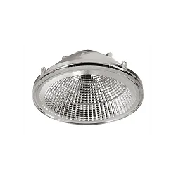 Reflektor für Serie KLARA / NIHAL MINI / RIGEL MINI / UNI II, Ø 4.5cm / H 2.2cm, Kunststoff, silber, 48°