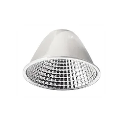Reflektor für Serie UNI II MAX, Ø 6.5cm / H 3.4cm, Metall, silber, 48°
