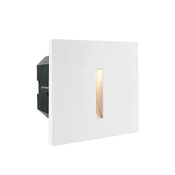 Abdeckung LINEAR für LED Wandeinbauleuchte LIGHT BASE II COB OUTDOOR, 10 x 10cm, Abstrahlwinkel 43°, Aluminium, Weiß