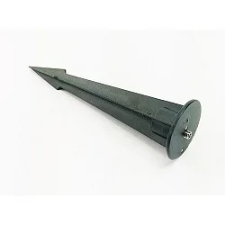 Erdspieß für Outdoor Serie COLT, Versionen 4 / 8W, M5-Gewinde, 17cm, Aluminium, Schwarzgrau