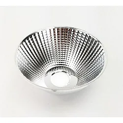 Reflektor für Outdoor Serie COLT, Version 30W, Ø 11cm / H 6.3cm, Kunststoff, Silber, 12°