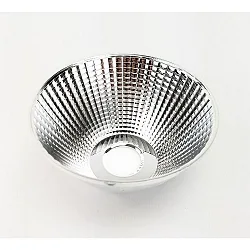 Reflektor für Outdoor Serie COLT, Version 30W, Ø 11cm / H 6.3cm, Kunststoff, Silber, 22°