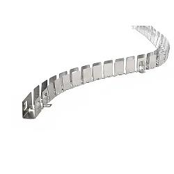 Flex Profil für D FLEX LINE SIDE LED Strip, 50cm (Rolle), Aluminium eloxiert, Silber matt