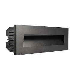 Abdeckung Schräge für LED Wandeinbauleuchte LIGHT BASE III OUTDOOR, Schwarz