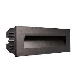 Abdeckung Rundung für LED Wandeinbauleuchte LIGHT BASE III OUTDOOR, Schwarz