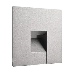 Zubehör für LED Wand-Einbauleuchte ALWAID 2 - Abdeckung ECKIG Quadrat, Aluminium