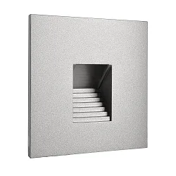 Zubehör für LED Wand-Einbauleuchte ALWAID 2 - Abdeckung ECKIG Stufe, Aluminium