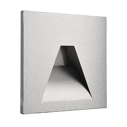 Zubehör für LED Wand-Einbauleuchte ALWAID 2 - Abdeckung ECKIG Trapez, Aluminium