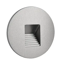 Zubehör für LED Wand-Einbauleuchte ALWAID 2 - Abdeckung RUND Stufe, Aluminium