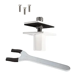 mounting set OFFICE THREE TABLE LAMP adjustable, removable, traffic white