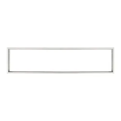Zubehör für LED Einlege-Panel 150 x 30cm - Aufbaurahmen, verkehrsweiß RAL 9016
