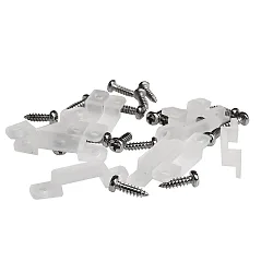Zubehör für LED Strip 24V COB RGB/RGBW SAUNA - Silikon-Klammern, 10er-Set