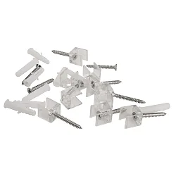 Zubehör für LED Strip NEON OMNIFLEX MINI - Montageklammern, 10er Set, farblos
