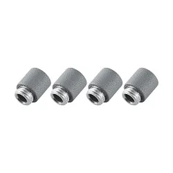 Abstandhalter für Fassadenstrahler SHORELINE PRO, 4er Set, 9.5mm, mit Gewinde, Aluminium, hellgrau