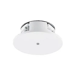 Deckeneinbau-Adapter für Pendelleuchten, IP20, Ø 9cm, 1-fach, zentraler Auslass, DA Ø 6.8cm, weiß