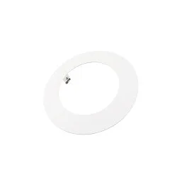 Einbau-Reduzierring rund, IP20 IK03, Ø 210mm / innen 135mm / DA 175mm, Clipfedern, Metall, verkehrsweiß