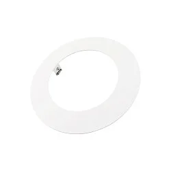 Einbau-Reduzierring rund, IP20 IK03, Ø 240mm / innen 180mm / DA 205mm, Clipfedern, Metall, verkehrsweiß
