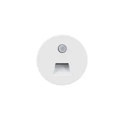 Abdeckung für Wandeinbauleuchte ALWAID PRO MOTION, rund, Dreieck Lichtkegel, IP20