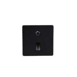 Abdeckung für Wandeinbauleuchte ALWAID PRO MOTION, eckig, schmaler Lichtkegel, IP20, schwarz