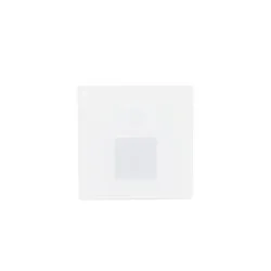 Abdeckung für Wandeinbauleuchte ALWAID PRO, Glas, eckig, Viereck Lichtkegel, IP20
