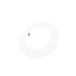 Einbau-Reduzierring rund, IP20 IK03, Ø 210mm / innen 135mm / DA 175mm, Clipfedern, Metall, verkehrsweiß, signalweiß
