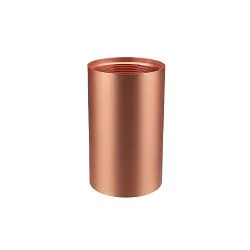 CAN MIX'N MATCH 2/3 - Zylindergehäuse / Schirm für Deckenleuchte + Schienenstrahler, IP20, Ø 6cm / L 9.8cm, Aluminium, rosé