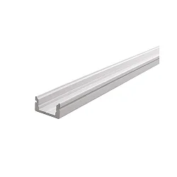 AU-01-08, flat U-profile for 8 - 9,3 mm LED stripes, 200cm, matt white