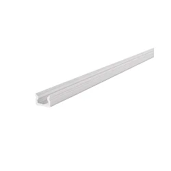 LED Profil AU-01-05 flaches U-Profil für 5-5.7mm LED Strips, 200cm, weiß-matt