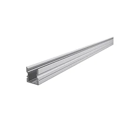AU-02-08, high U-profile for 8 - 9,3 mm LED stripes, 200cm, anodized aluminum