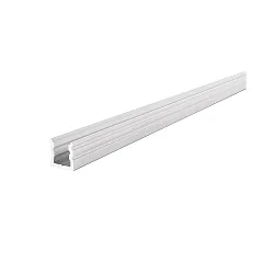 LED profile AU-02-05 high U-profile for 5-5,7mm LED stripes, 200cm, matt white