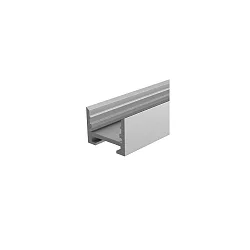 Reprofil Nuten-Profil, U-hoch AU-10-12, Aluminium, eloxiert, 200cm, Silber