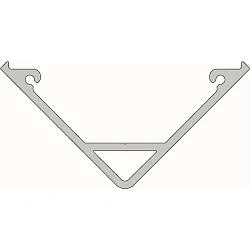 Eck-Profil AV-05-15 für 15 mm LED Stripes, silber matt, eloxiert, 200cm
